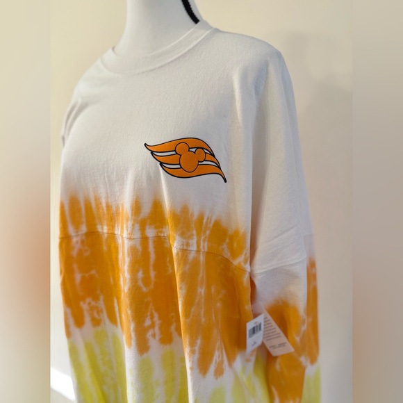 Walt Disney Cruise Line Halloween Candy Corn Spirit Jersey Size Medium - Picture 2 of 5